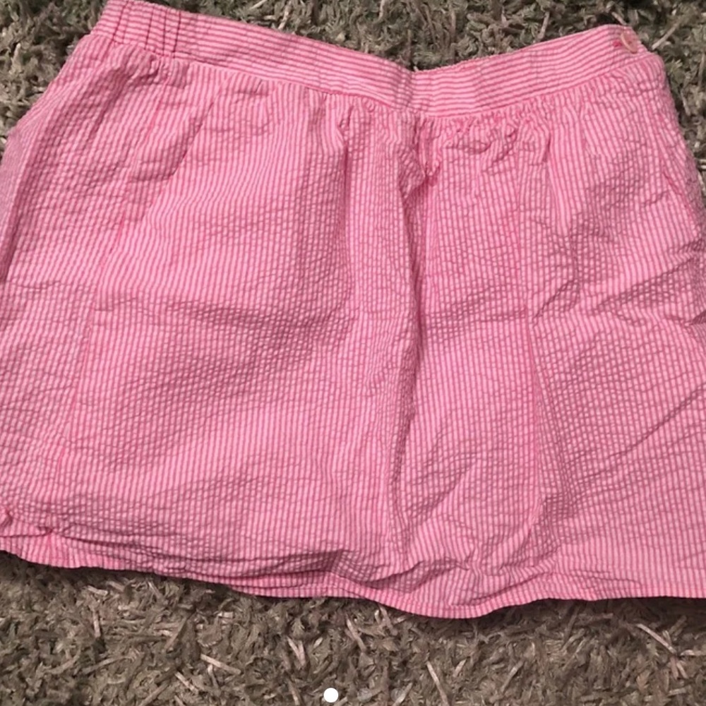 Lilly Plulitzer seersucker skirt